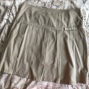Khaki French Toast Skort